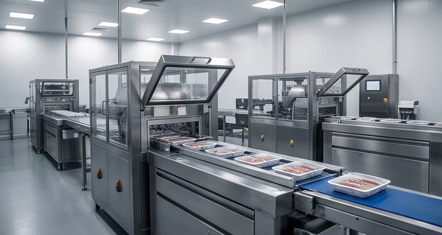 Automated food and pharma packaging line