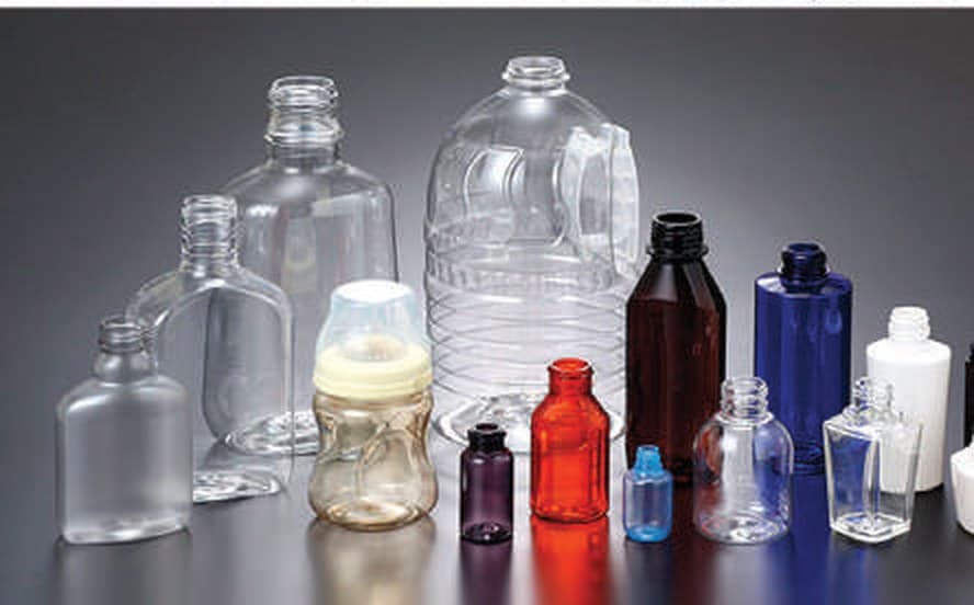 PET bottles and plastic packaging on a high-speed extrusion and forming line