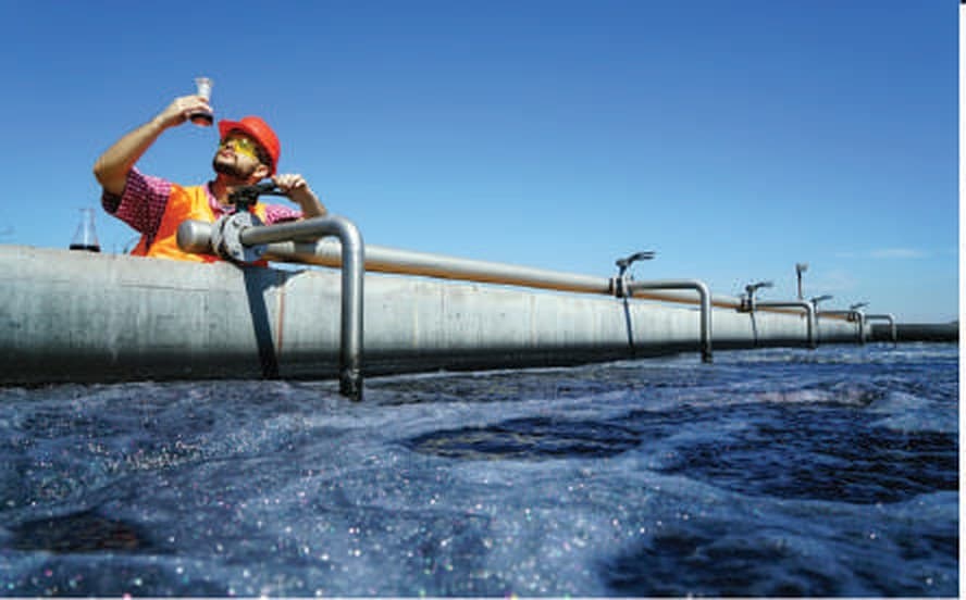 Industrial aeration basin — a core application for Yash blowers